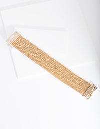 Gold Chain Wrap Bracelet - link has visual effect only