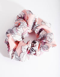 Floral Blush Scrunchie - link has visual effect only