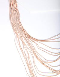 Rose Gold Drape Cutchain Necklace - link has visual effect only