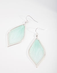 Mint Harp Drop Earrings - link has visual effect only