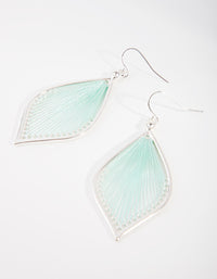 Mint Harp Drop Earrings - link has visual effect only