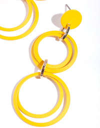 Gold Multi Circle Earrings - link has visual effect only