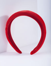 Red Velvet Padded Headband - link has visual effect only