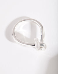 Silver Knot Ring - link has visual effect only