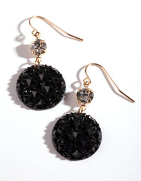 Gold Crystal Opening Drop Earrings - link has visual effect only