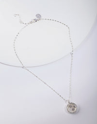 Silver Shaker Circle Necklace - link has visual effect only