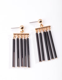 Black Drop Earrings - link has visual effect only