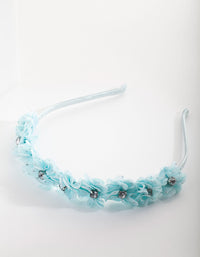 Kids Blue Flower Kids Headband - link has visual effect only