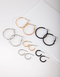 Mixed Metal Small & Large Hoop Pack - link has visual effect only