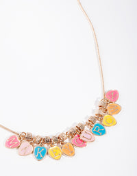 Kids Rainbow Charm Necklace Pack - link has visual effect only