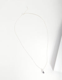 Sterling Silver Statement Teardrop Necklace - link has visual effect only