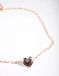 Mixed Metal Open Heart Bracelet Pack - link has visual effect only