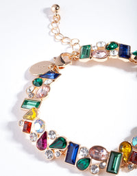 Red Gold Mixed Shape Bracelet - link has visual effect only