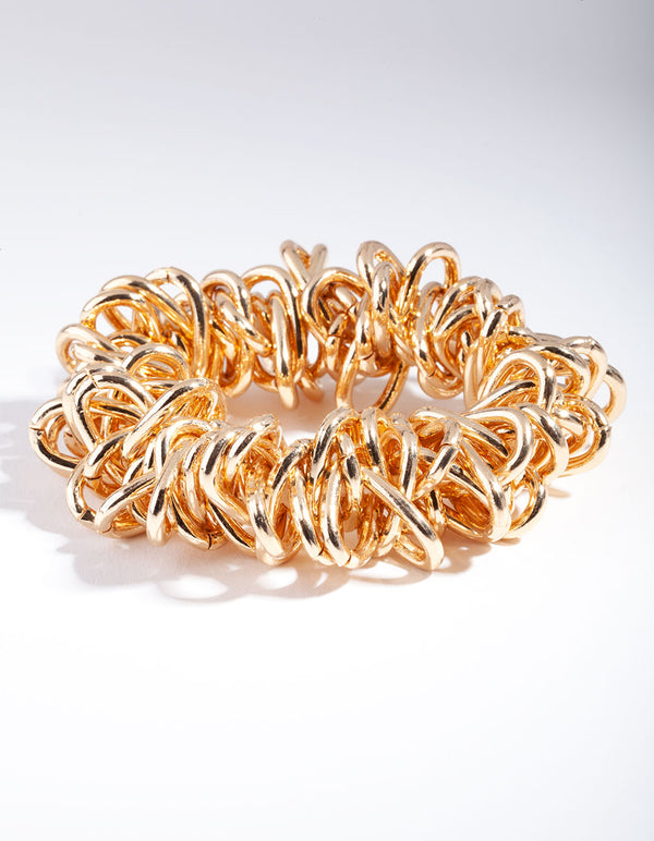 Gold Chunky Link Bracelet