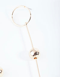 Gold Minimal Ball Drop Earrings - link has visual effect only