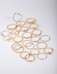 Gold Celestial Ring 24-Pack - link has visual effect only