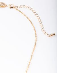 Gold Pearl Heart Necklace - link has visual effect only