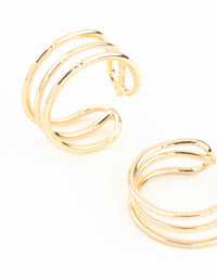 Gold Triple Line Ear Cuff Pack - link has visual effect only