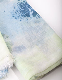 Watercolour Print Scarf - link has visual effect only