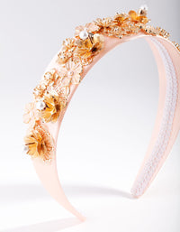 Flower Cluster Embellished Headband - link has visual effect only