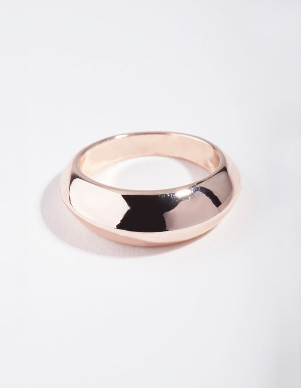 Rose Gold Plated Graduating Ring