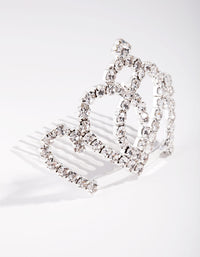 Kids Silver Diamante Swirl Crown - link has visual effect only