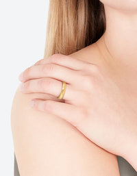 Gold Plated Surgical Steel Simple Band Ring - link has visual effect only