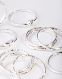 Silver Diacut Ring 11 Pack - link has visual effect only