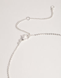 Silver Plated Diamante Star Necklace - link has visual effect only