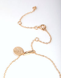 Gold Plated Starburst Disc Bracelet - link has visual effect only