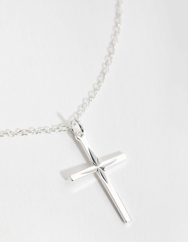 Sterling deals Silver Christ Necklace