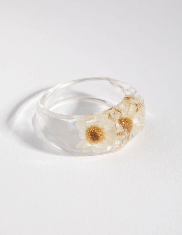 Plastic Daisy Ring