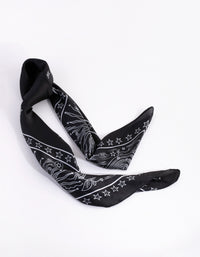 Black Celestial Bandana Hair Scarf - link has visual effect only