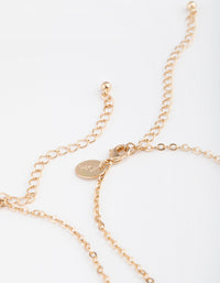 Gold Best Friend Crescent Moon Necklace Pack - link has visual effect only