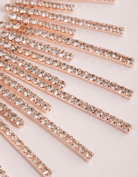 Rose Gold Statement Cupchain Earring & Necklace Set - link has visual effect only