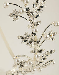 Pearl & Crystal Vine Headband - link has visual effect only