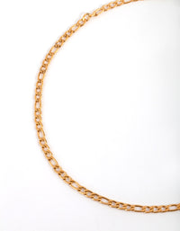 Gold Plated Surgical Steel Figaro Necklace - link has visual effect only