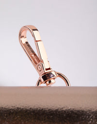 Tall Rose Gold PU Leather Earpod Case - link has visual effect only