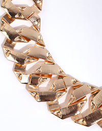 Gold Statement Chain Necklace - link has visual effect only