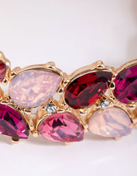 Pink Navette Mixed Stretch Bracelet - link has visual effect only