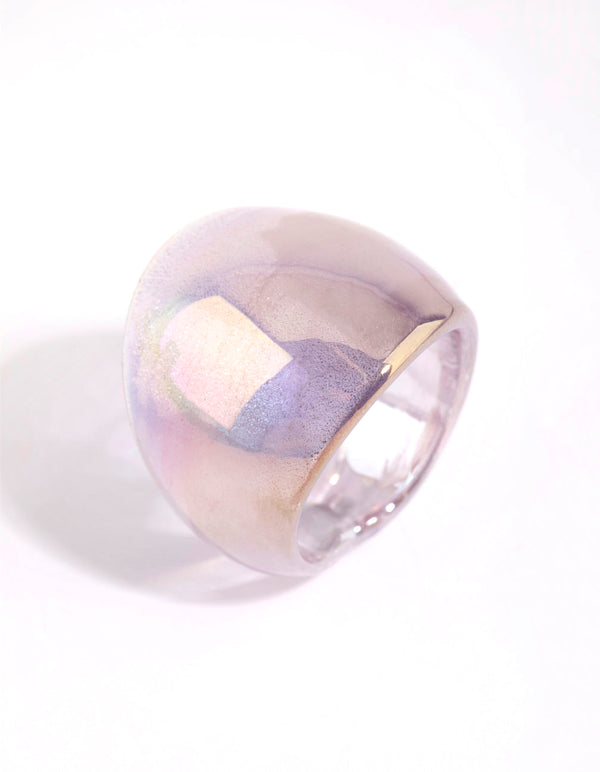 Purple Marbled Ring