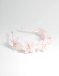 Frosted Flower Acrylic Alice Band - link has visual effect only