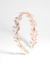 Rose Gold Vine & Pearl Alice Band - link has visual effect only