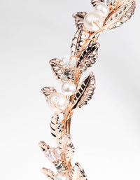 Rose Gold Vine & Pearl Alice Band - link has visual effect only