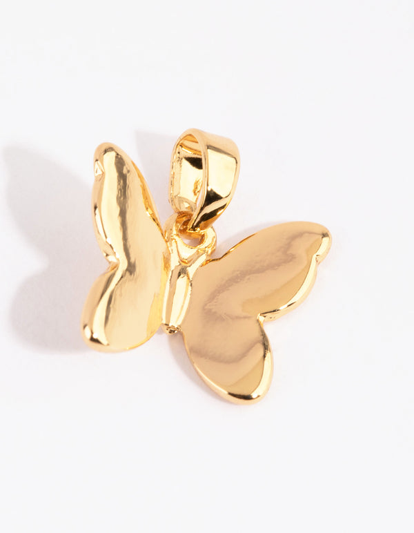 Gold Plated Butterfly Charm