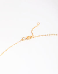 Gold Plated Sterling Silver Lightning Bolt Necklace - link has visual effect only