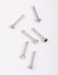 Surgical Steel Frosty Nose Studs - link has visual effect only