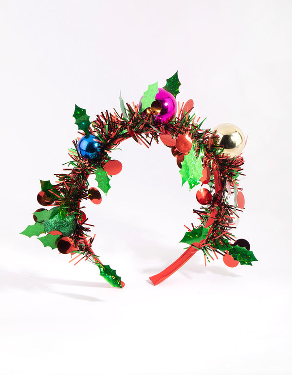 Kids Festive Tinsel Headband