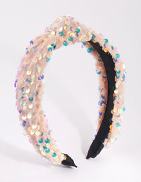 Kids Sequin Knot Headband - link has visual effect only