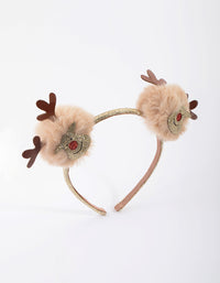 Kids Festive Reindeer Headband - link has visual effect only